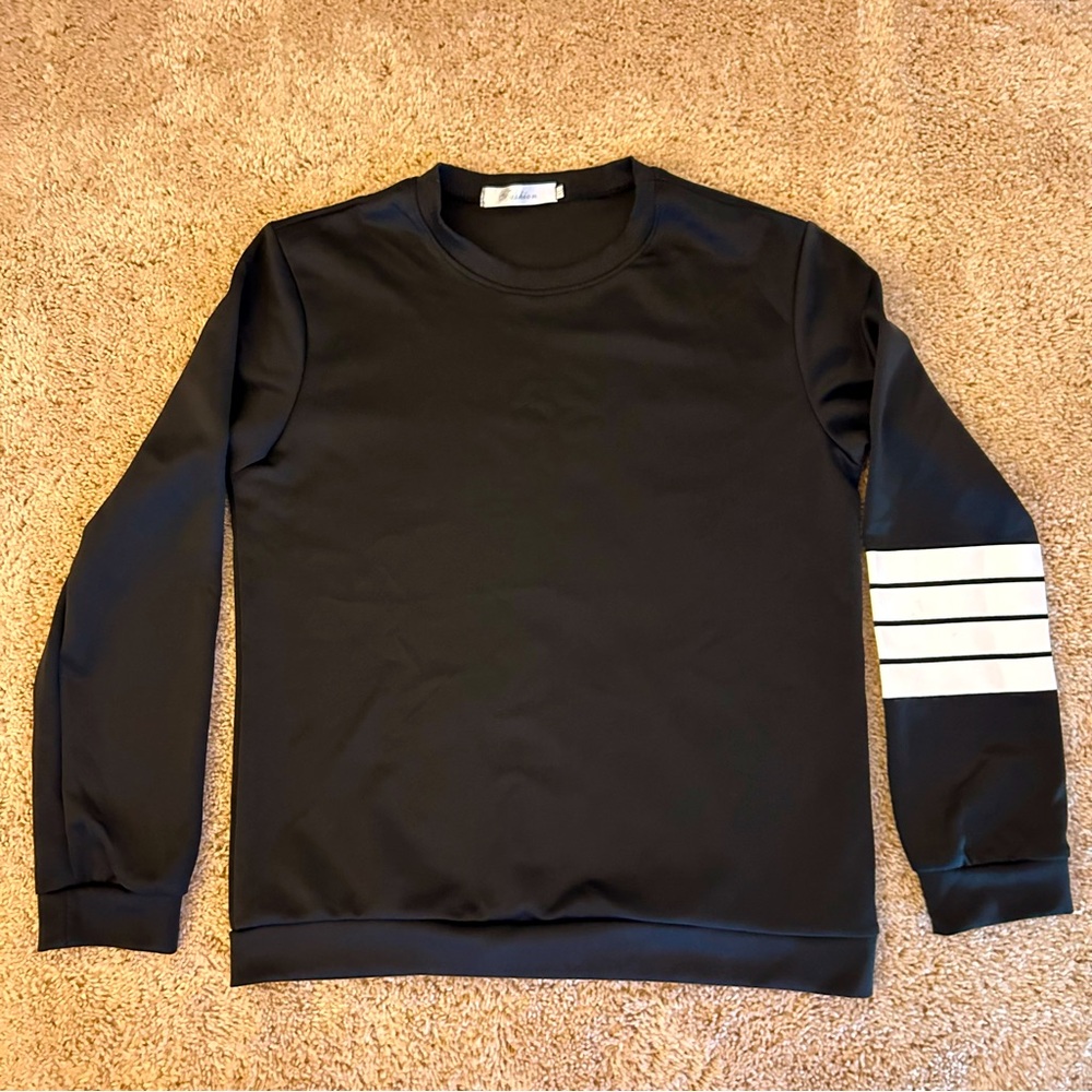 black long sleeve polyester shirt